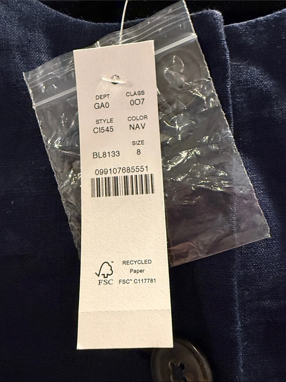 J. Crew tailored sleeveless